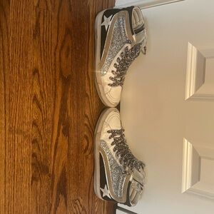 Golden Goose Slide Hi Top Size 41 with dust cloth and box